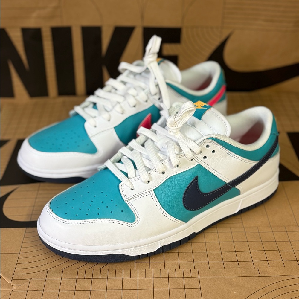 Nike Dunk Low Retro Dusty Cactus Thunder Blue HF4850-345 Size 11 Box No LID!
